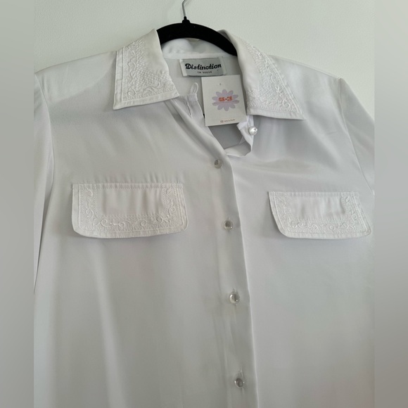 Distinction Vintage white button down shirt fisherman core - Picture 2 of 8
